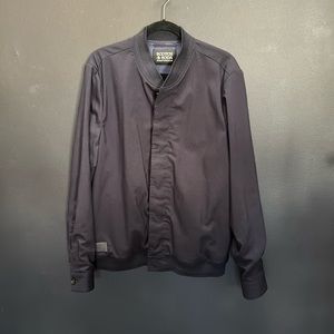Men’s Scotch & Soda navy bomber jacket. Large.